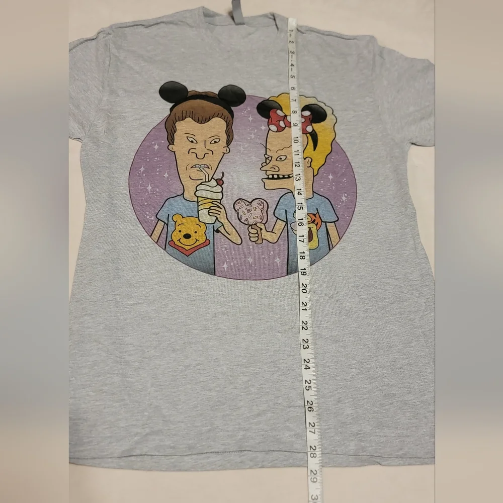 Alex Strangler Disney theme park dudes Beavis and Butthead t-shirt - Picture 4 of 6